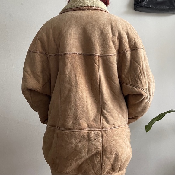 Beige sherpa jacket - Picture 2 of 5